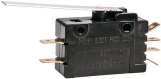 MICROSWITCH, HINGE LEVER, DPDT 15A 250V 0E19-00H0