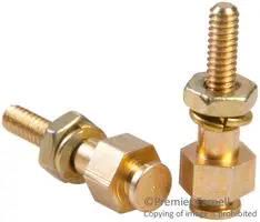 D SUB LOCKING POST ASSEMBLY, #2-56 5747242-1