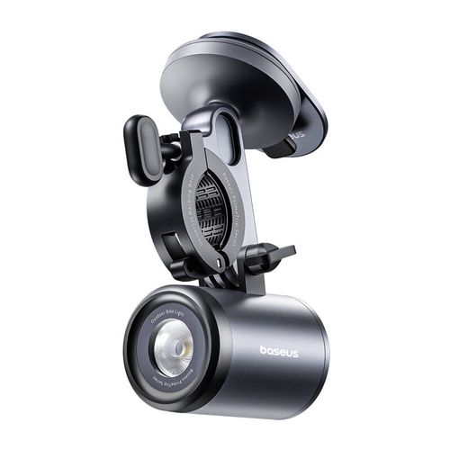 Baseus PrimeTrip 2-in-1 bike mount, phone holder + flashlight (black), Baseus C12569000121-00
