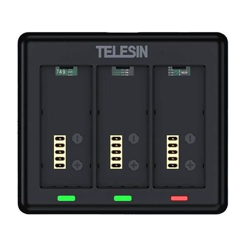 Charger for 3 batteries for GoPro HERO 13 Telesin (S0-BCG-12-TGP), Telesin S0-BCG-12-TGP
