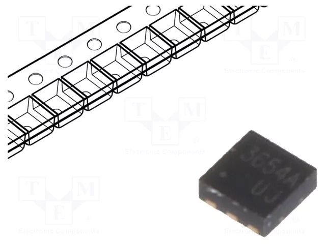 Diode: TVS array; 8V; 3A; 100W; bidirectional; SLP1616P6; Ch: 3; ESD SEMTECH RCLAMP3654PATCT
