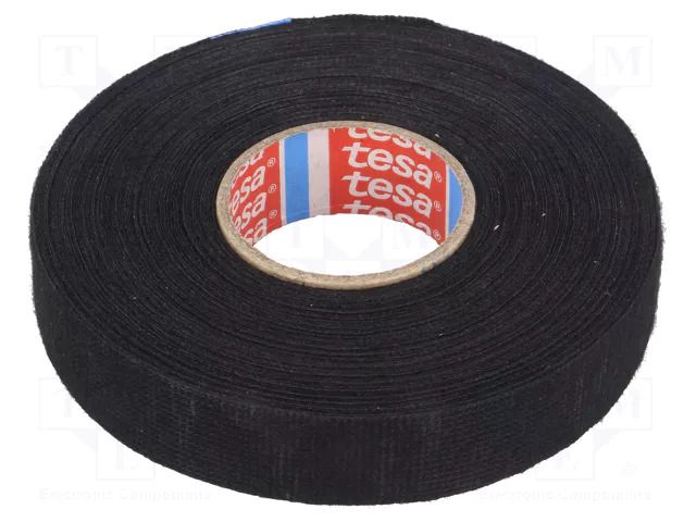 Tape: textile; W: 19mm; L: 25m; Thk: 0.25mm; Automotive; caoutchouc TESA TESA-51618-19