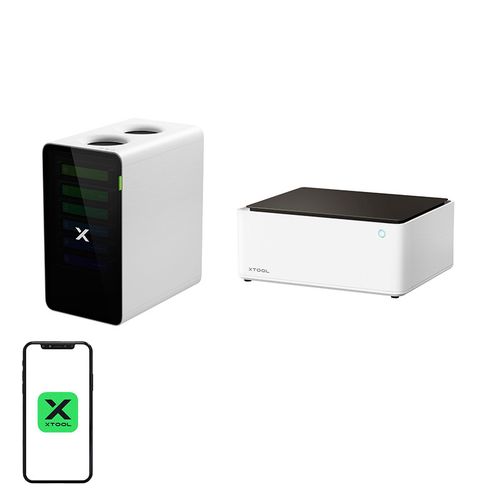 2-in-1 xTool M1 10W Laser Engraver + xTool SafetyPro™ AP2 Smoke Absorber, xTool M1-AP2