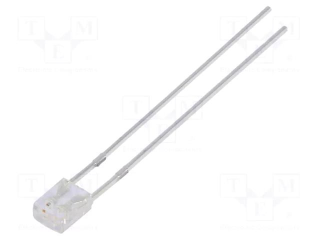 LED; rectangular; 2x3x4mm; bipolar,bicolour; yellow/green; 100° OPTOSUPPLY OSYPP27BA1B