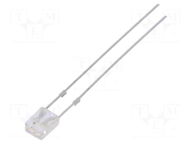 LED; red/blue; rectangular; 2x3x4mm; bipolar,bicolour; 500÷750mcd OPTOSUPPLY OSRBP27BA1B