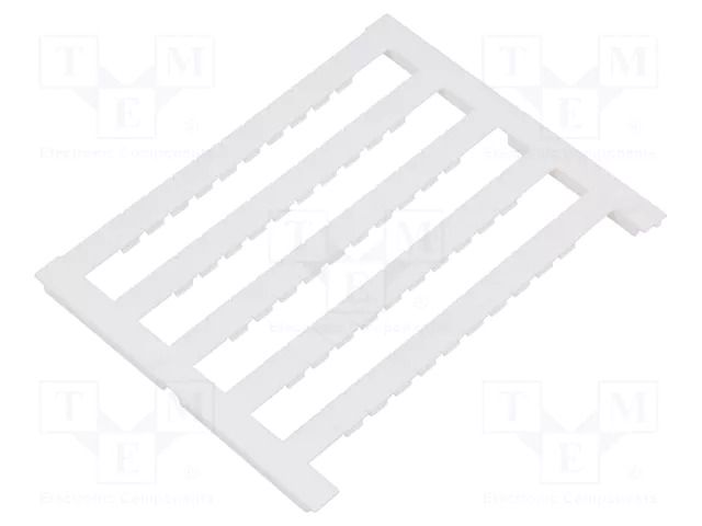 Marker; white; 5mm; Marking: for labelling by user WEIDMÜLLER DEK5-NEUTRAL