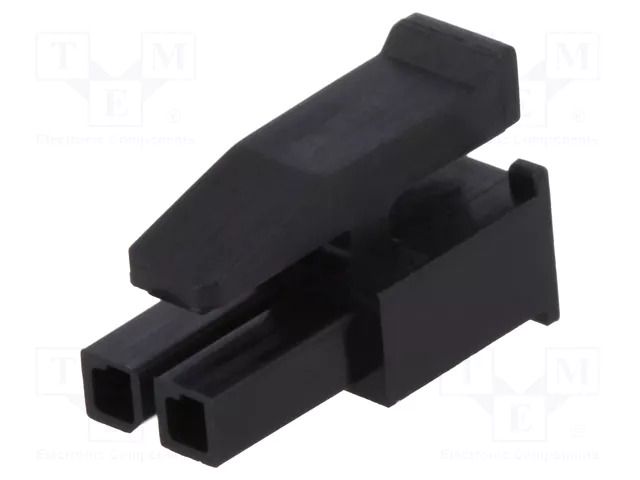 Connector: wire-wire; plug; female; PIN: 2; Micro MATE-N-LOK; 250V TE Connectivity 1445022-2