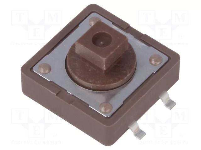 Microswitch TACT; SPST-NO; Pos: 2; 0.05A/12VDC; SMT; none; 1.6N DIPTRONICS DTSM24N