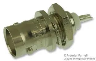 RF/COAXIAL BNC BULKHEAD JACK STR 50 OHM SOLDER 031-221.