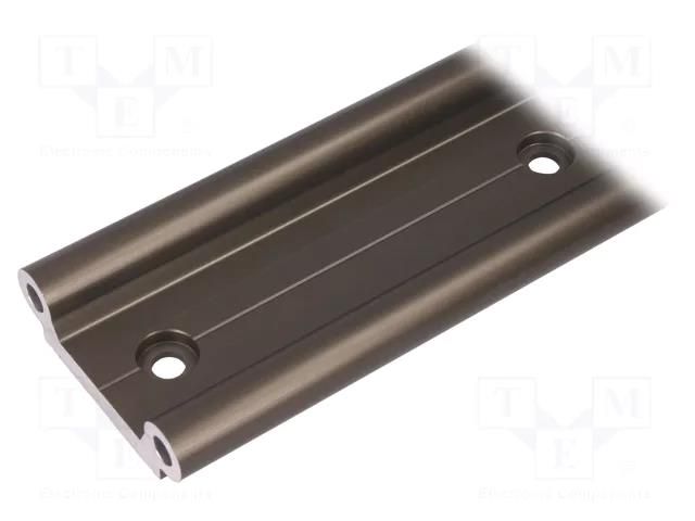 Double rail; aluminium; Ø: 16mm; L: 750mm; W: 60mm; DryLin® W; round IGUS WS-16-60-750