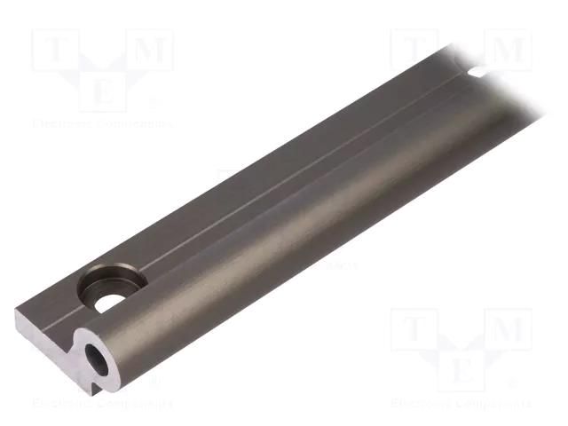 Single rail; aluminium; Ø: 16mm; L: 500mm; DryLin® W; linear guides IGUS WS-16-500