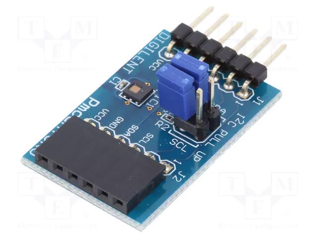 Pmod module; prototype board; Comp: HDC1080; Add-on connectors: 1 DIGILENT 410-347