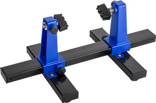 Board Holder, black-blue - soldering stand for circuit boards and workpieces up to 20 cm wide 51220