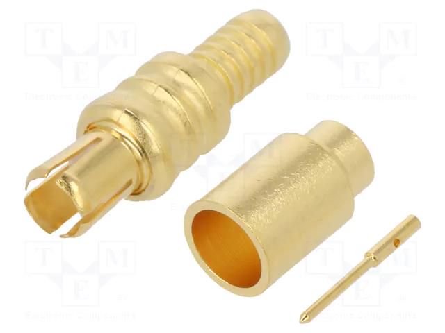 Connector: MCX; plug; male; straight; 75Ω; RG179; soldering,crimped MOLEX MX-73415-4491