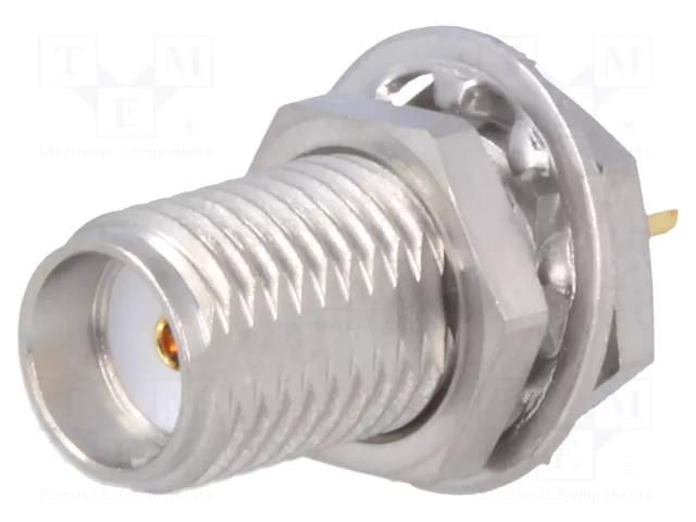 Connector: SMA; socket; female; straight; 50Ω; soldering MOLEX MX-73251-0242