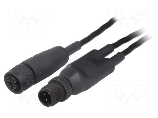 Cable: for sensors/automation; straight; plug; PUR; IP67 BALLUFF BCC0EFH
