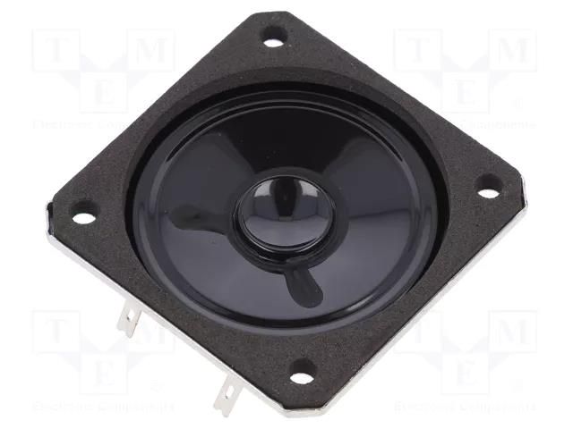 Loudspeaker; miniature,mylar,general purpose,waterproof; 2W; 8Ω VISATON VS-K-50-SQ