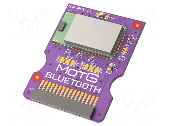 MOTG; UART; Bluetooth; RN4870; prototype board; MOTG socket 4D Systems MOTG-BLUETOOTH