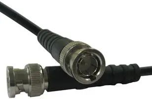 COAXIAL CABLE ASSEMBLY, RG59, 12IN, BLACK 115101-20-12.00