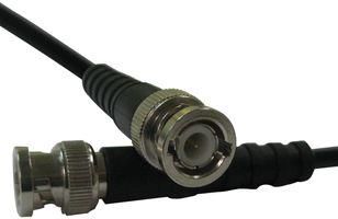 COAXIAL CABLE ASSEMBLY, RG58, 6IN, BLACK 115101-19-06.00.