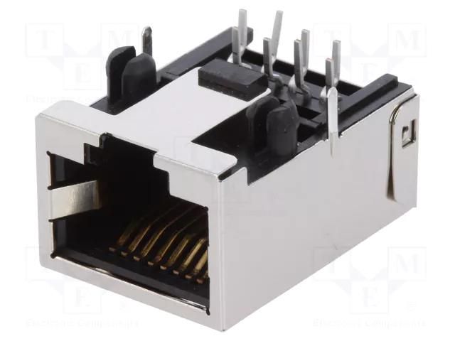 Connector: RJ45; socket; PIN: 8; Cat: 5,5e; shielded,low profile MOLEX MX-44661-0001
