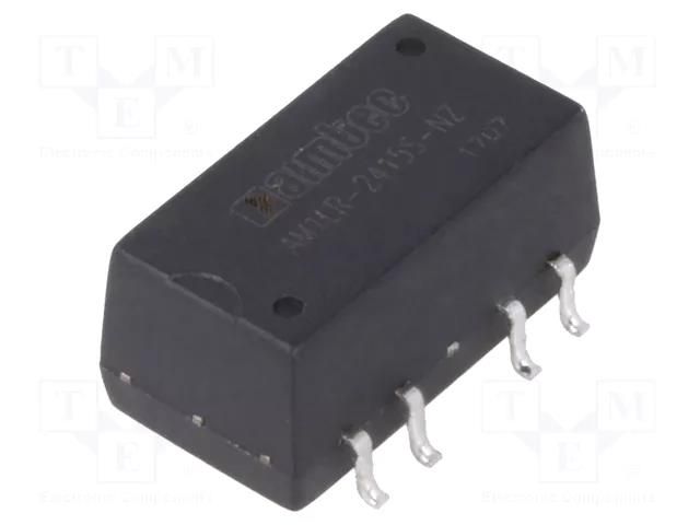 Converter: DC/DC; 1W; Uin: 22.8÷25.2VDC; Uout: 15VDC; Iout: 67mA; SMT AIMTEC AM1LR-2415S-NZ