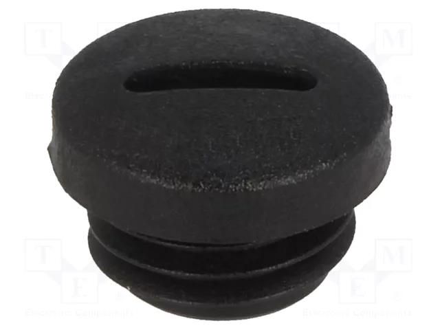 Stopper; M12; 1.5; IP54; polyamide; black; V-N-FS; Thread: metric HUMMEL HUMMEL-1251120150
