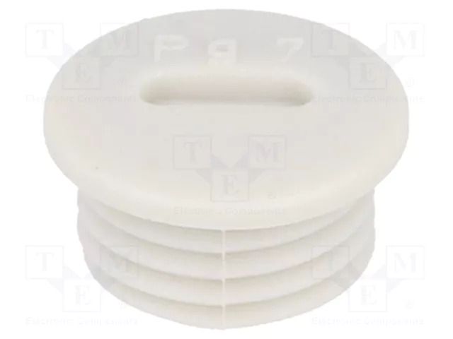 Stopper; PG7; IP54; polyamide; grey; V-N-FS; Thread: PG; 6mm HUMMEL HUMMEL-1251070011