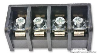 TERMINAL BLOCK, BARRIER, 4POS, 8AWG 38660-8804