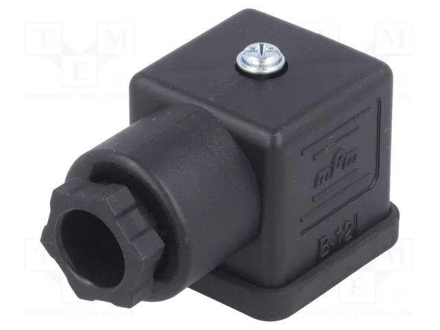 Connector: valve connector; plug; form A; 18mm; female; PIN: 4; 70V IFM ELECTRONIC E10058
