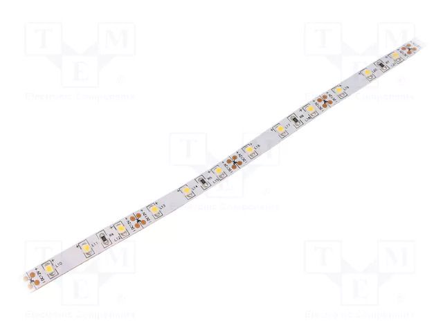 LED tape; white neutral; 3528; LED/m: 60; 8mm; white PCB; IP20 WISVA OPTOELECTRONICS HH-40KGG-3528FWNA