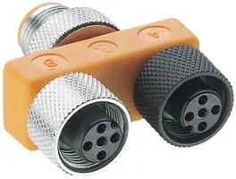 SPLITTER, M12 CONNECTOR, 2PORT ASBS 2 M12-4