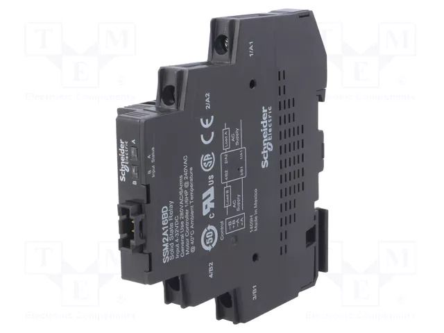 Relay: solid state; Ucntrl: 4÷32VDC; 6A; 24÷280VAC; Zelio Relay SCHNEIDER ELECTRIC SSM2A16BD