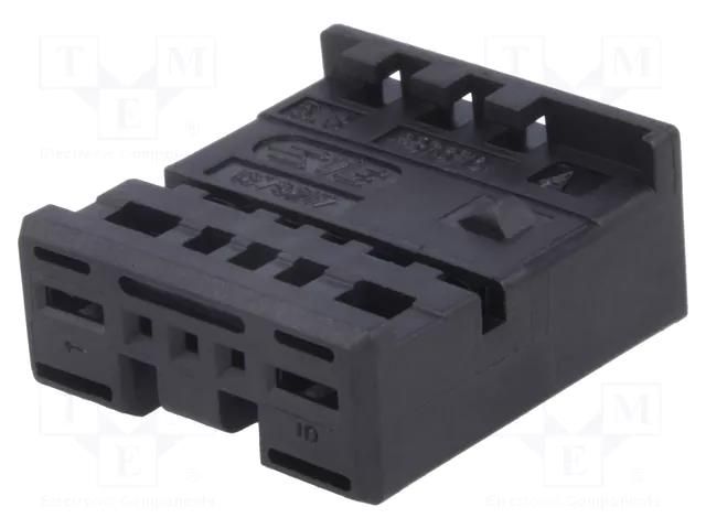 Connector: automotive; plug; female; PIN: 5(2+3); for cable; black TE Connectivity 1379217-3