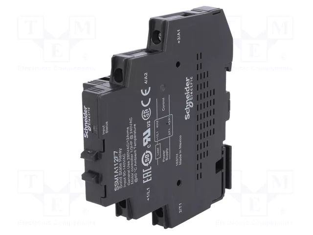 Relay: solid state; Ucntrl: 90÷140VAC; 12A; 24÷280VAC; Zelio Relay SCHNEIDER ELECTRIC SSM1A112F7