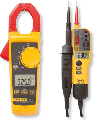 325/T130,FLUKE-325, CLAMP METER, FLUKE-T130,VOLTAGE/CONTINUITY TESTER 5199123