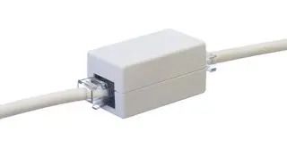 INLINE RJ45 COUPLER, CAT6, WHITE 85-356