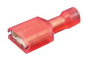 TERMINAL, FEMALE DISCONNECT, 6.35 x 0.81MM, RED, CRIMP 403233752