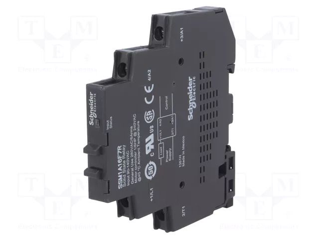 Relay: solid state; Ucntrl: 90÷140VAC; 6A; 24÷280VAC; Zelio Relay SCHNEIDER ELECTRIC SSM1A16F7R