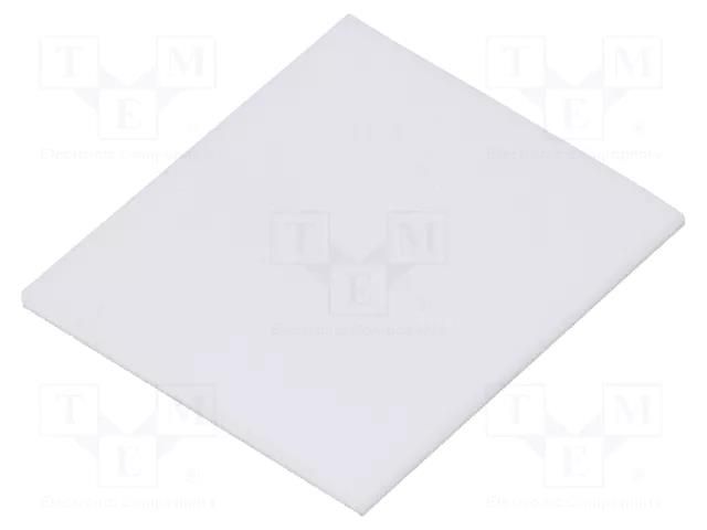 Heat transfer pad: ceramic; TO247; L: 20mm; W: 23mm; Thk: 1mm; 25W/mK FISCHER ELEKTRONIK AOS247