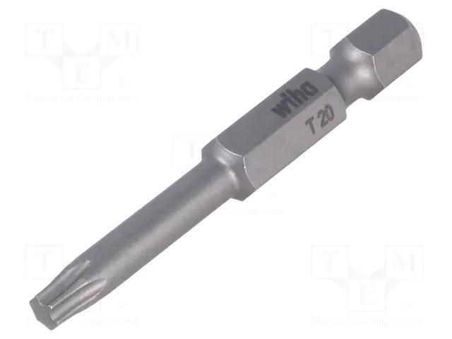 Screwdriver bit; Torx®; TX20; Overall len: 50mm; PROFESSIONAL WIHA WIHA.7045Z/T20