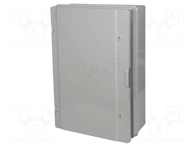 Enclosure: wall mounting; X: 410mm; Y: 610mm; Z: 202mm; ABS; grey PAWBOL PW-C.1603