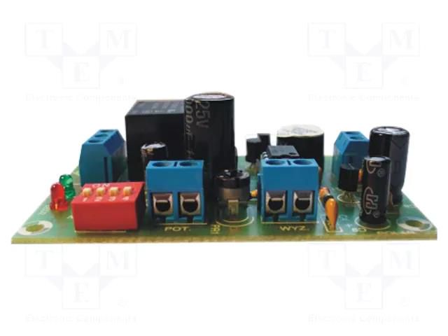 Time regulator; 12VDC; IC: NE555; 10A Nord Elektronik Plus ZSM-NE036