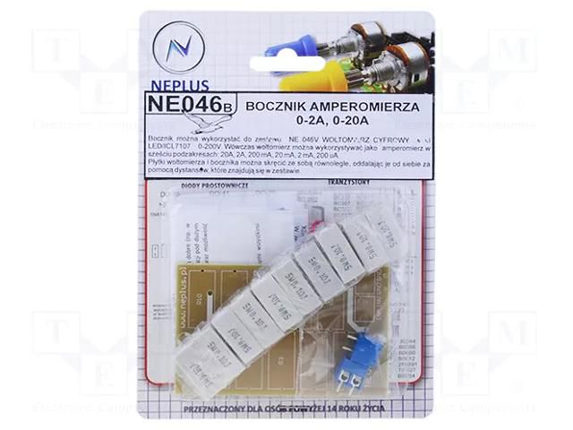 Shunt resistance Nord Elektronik Plus ZSM-NE046B