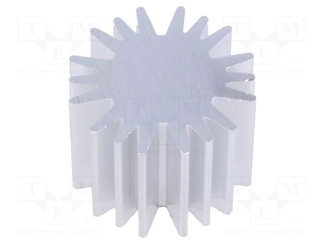 Heatsink; LED; Ø: 20mm; H: 15mm FISCHER ELEKTRONIK SK58515AL