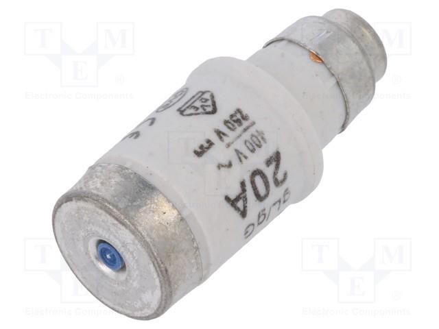 Fuse: fuse; 20A; 400VAC; 250V; gG,gL; industrial; D02  DO2-20