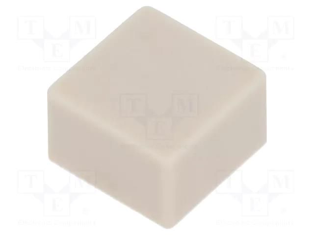 Button; push-in; 5.5mm; -25÷70°C; square; ivory; 9x9mm OMRON Electronic Components B32-1200