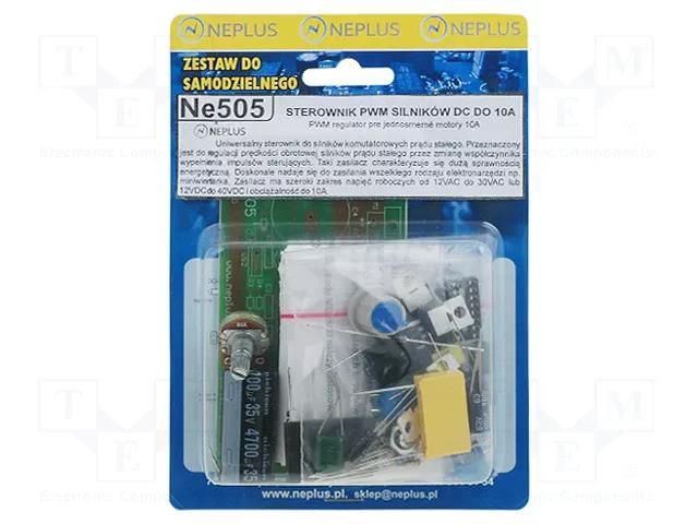 Rotations regulator; commutator motors; 12÷40VDC Nord Elektronik Plus ZSM-NE505