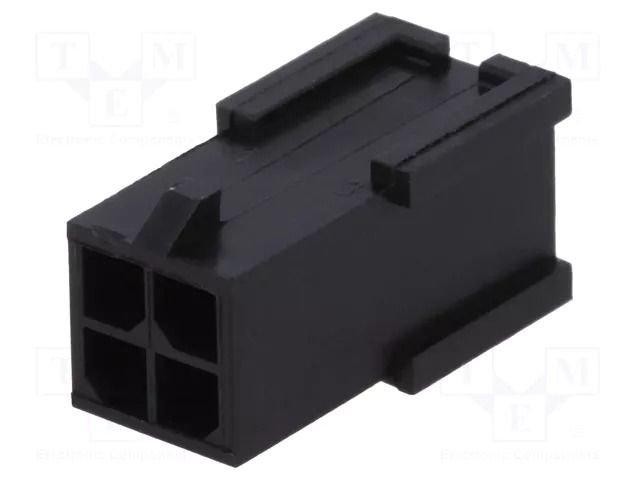 Connector: wire-board; plug; male; PIN: 4; Micro MATE-N-LOK; 3mm TE Connectivity 794616-4