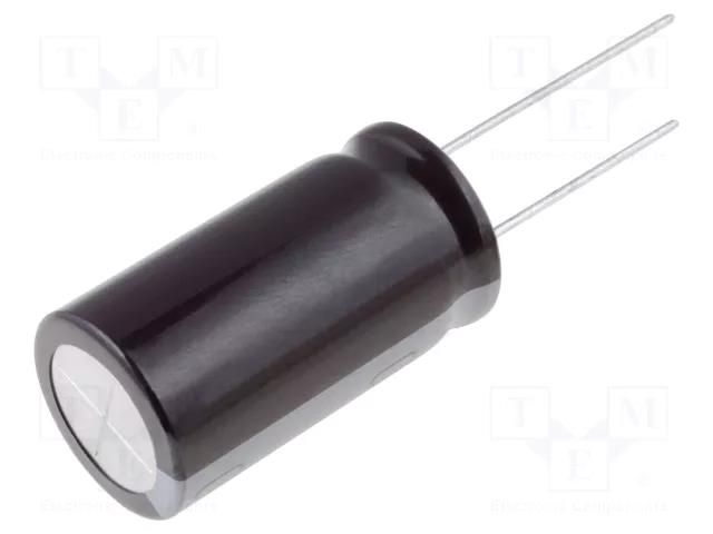 Capacitor: electrolytic; THT; 100uF; 450VDC; Ø18x35.5mm; ±20% NICHICON UCY2W101MHD